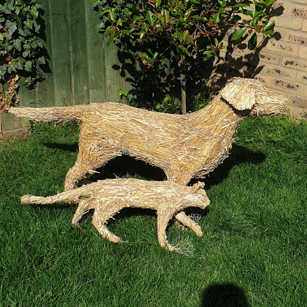Straw Dog Finials